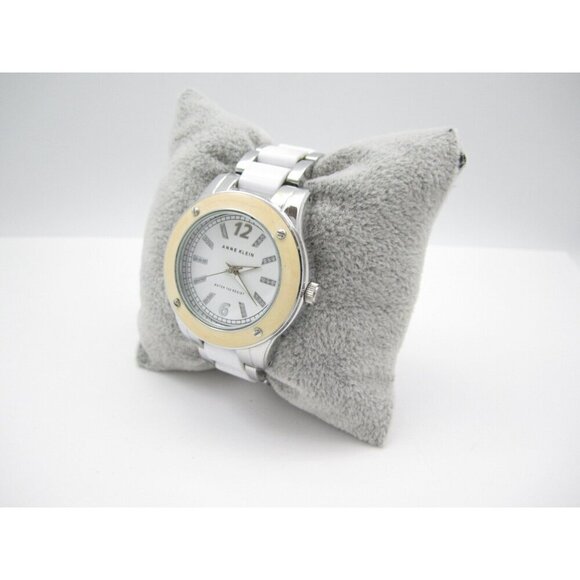 Women Anne Klein Quartz WR Analog 35mm Round Watch (H735) "New Battery" - Picture 4 of 10